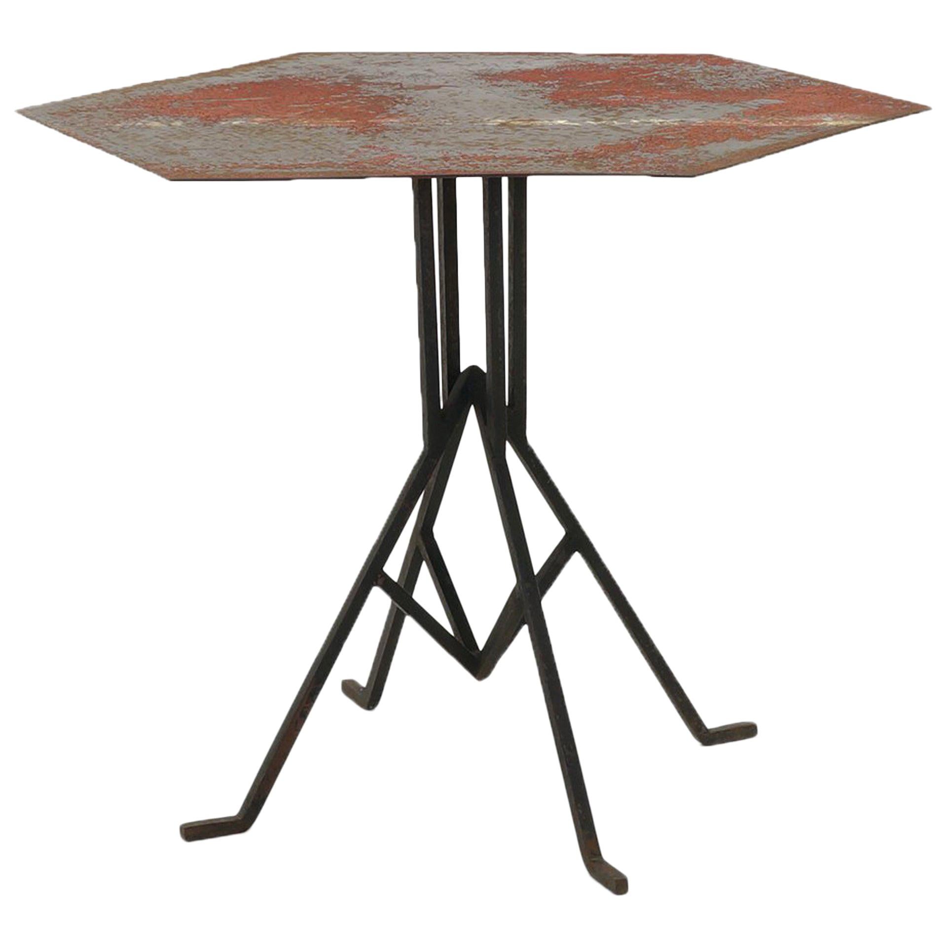 Beautifully Distressed Frank Lloyd Wright & Warren McArthur Biltmore Cafe Table