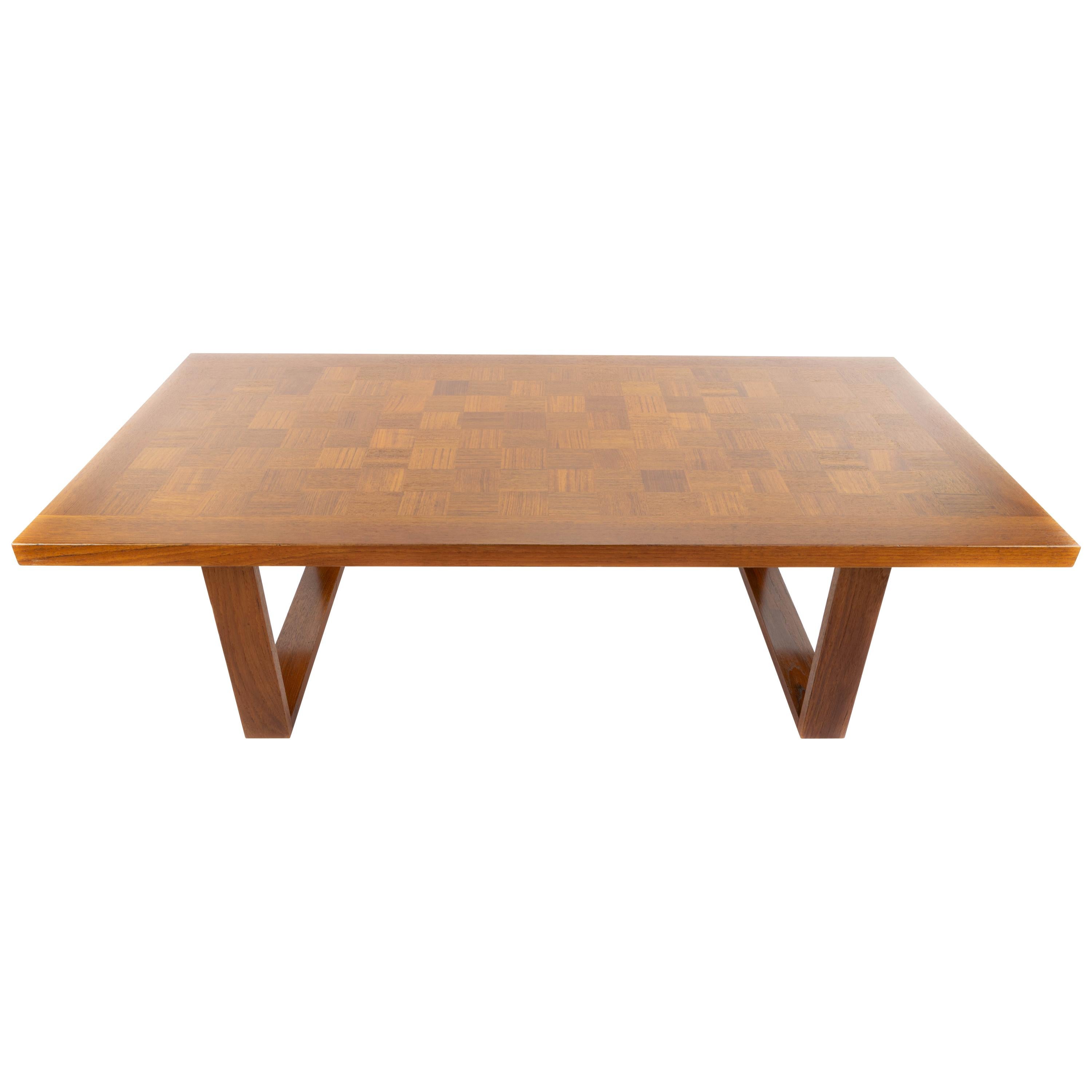 Boogie Woogie Large Teak Coffe Table by Poul Cadovius for Cado, Denmark, 1960