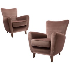 Pair of Midcentury Italian Armchairs by Pierluigi Colli