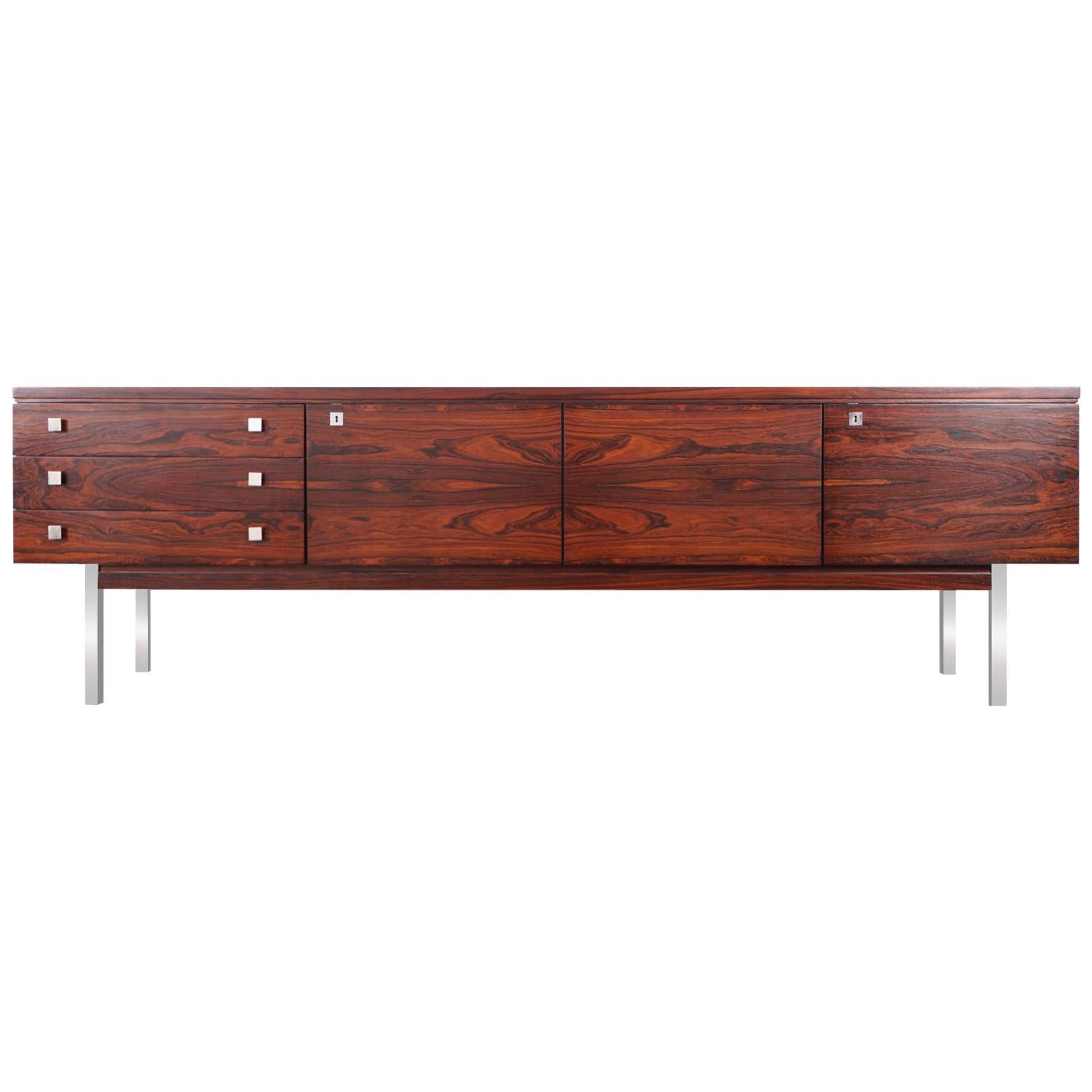 Exceptional Rosewood Credenza Attributed to Dieter Waeckerlin