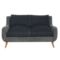 Curvaceous Settee or Sofa by Ernst Schwadron