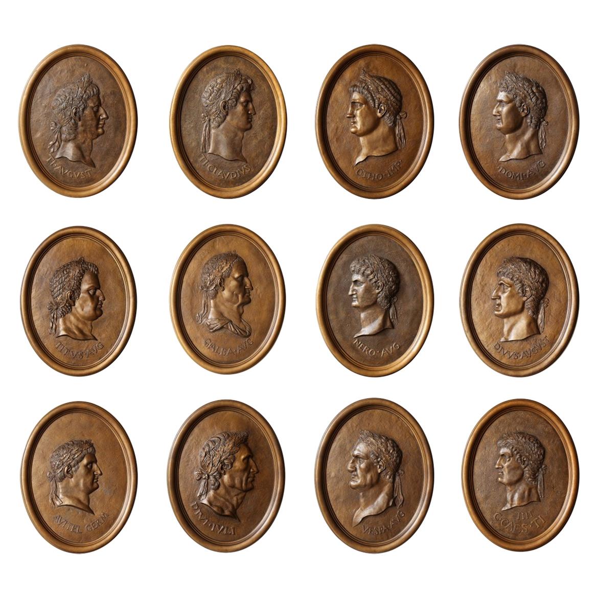 Portrait Medallions of the Twelve Caesars 'Set of Twelve'