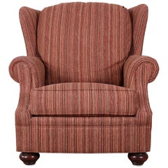 Retro Stickley Wingback Lounge Chair