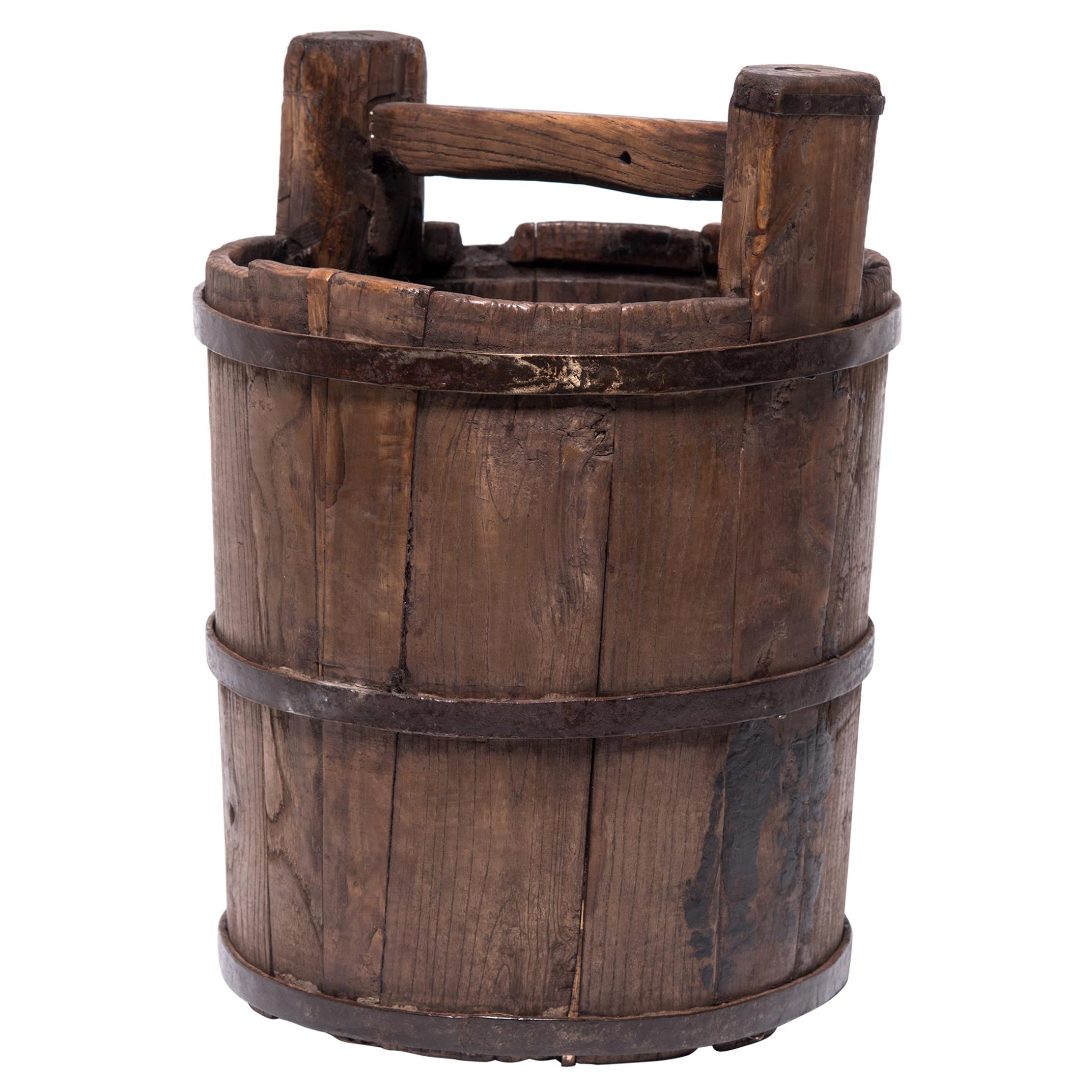 Early 20th Century Chinese Well Bucket