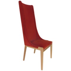  Pietro Constantini of Italy High Backed Upholstered Chair