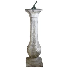 19th Century Austin and Seeley Marble and Bronze Sundial