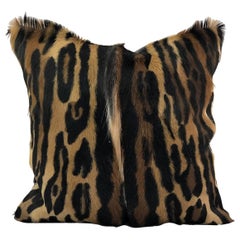 Leopard Fur Pillow - Springbok Skin