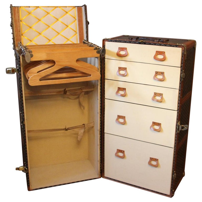 Large Goyard Wardrobe Trunk For Sale at 1stDibs