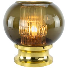 Carl Fagerlund Mid-Century Modern Italian Crystal Table Lamp for Orrefors, 1970s