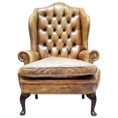 Chesterfield Armchair Wing Chair Antique Chair