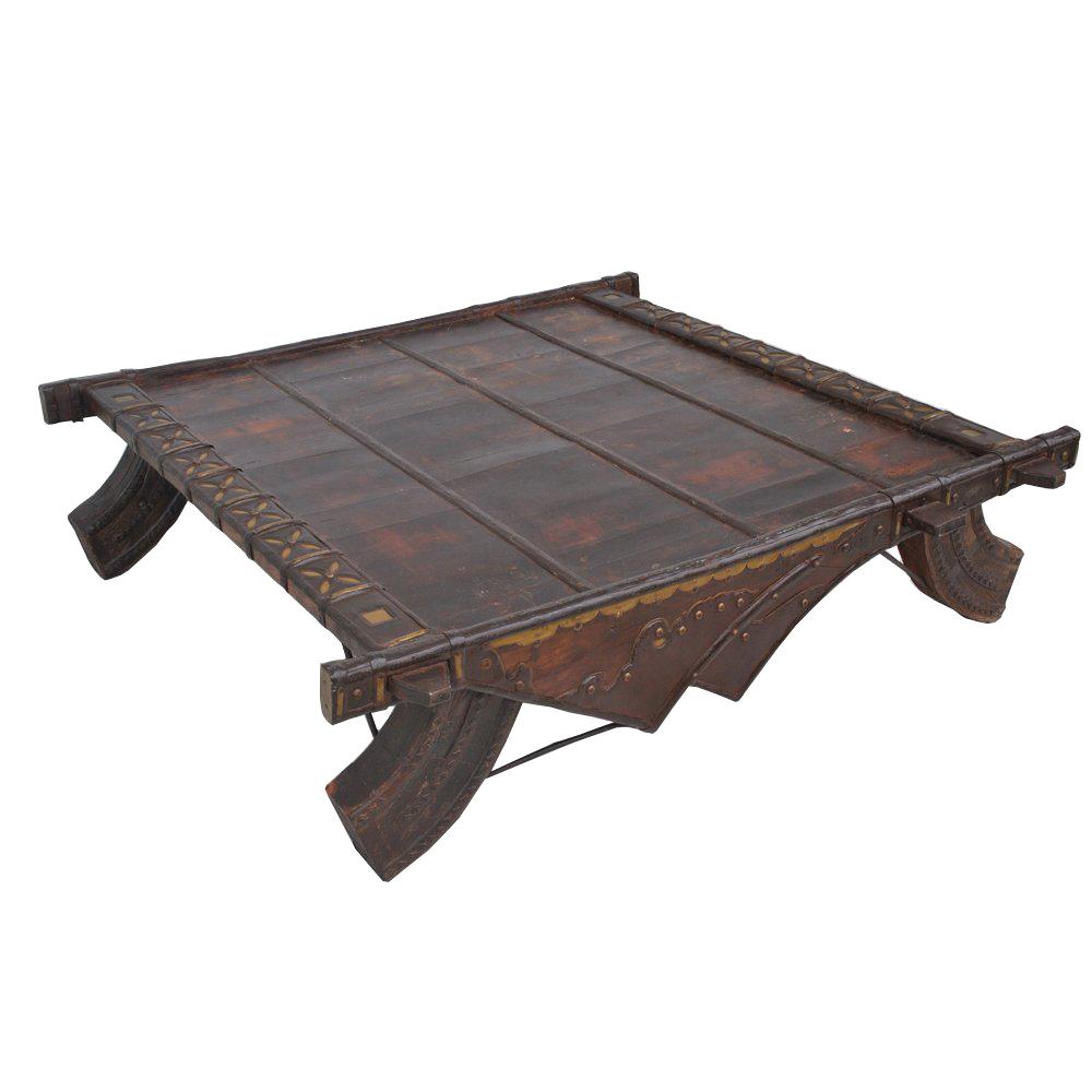 Vintage Asian Bullock Cart Coffee Table