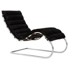 Mies van der Rohe MR Chaise for Knoll Reupholstered in Brazilian Cowhide