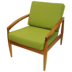 1960s Teak Paper-Knife Lounge Chair by Kai Kristiansen, Denmark
