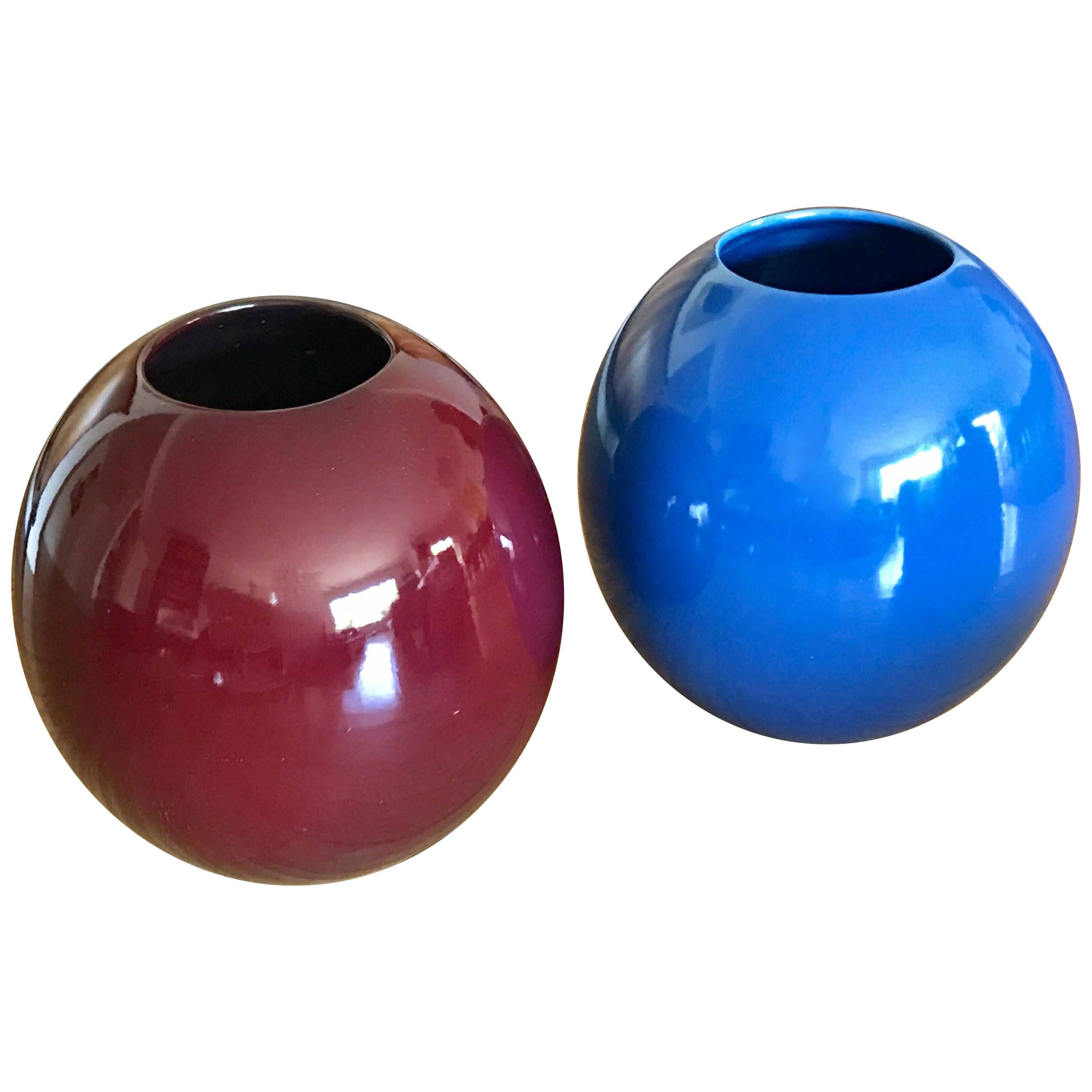 Architectural Pottery Spherical Vase Planters Marilyn Kay Austin 