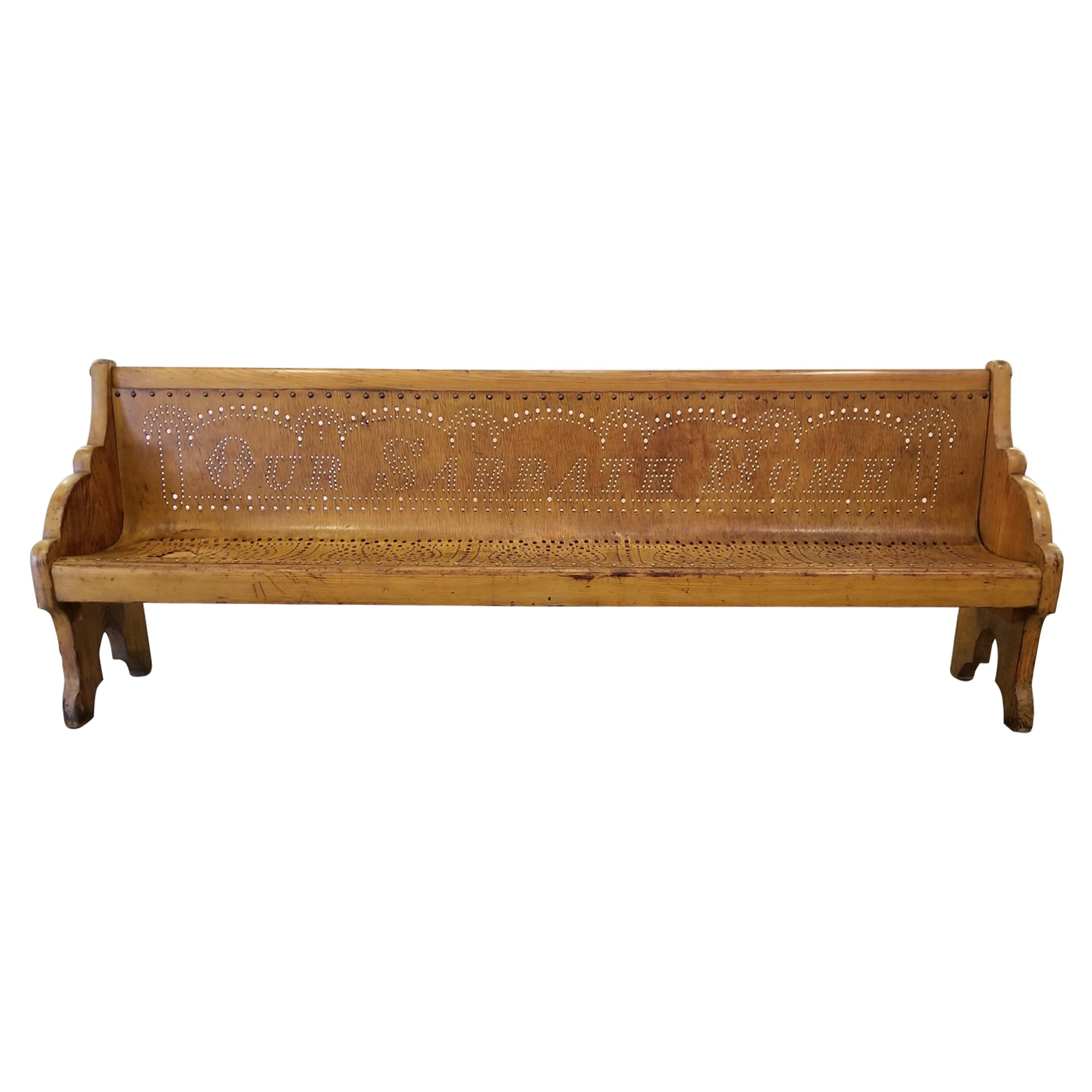 19th Century Children's Church Pew or Bench For Sale