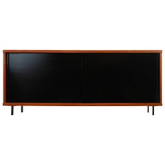 EU04 Japanese Series Sideboard by Cees Braakman for Pastoe 1965 Black Teak Brown