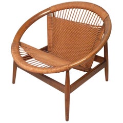 Danish Modern "Ringstol" Hoop Chair by Illum Wikkelsø