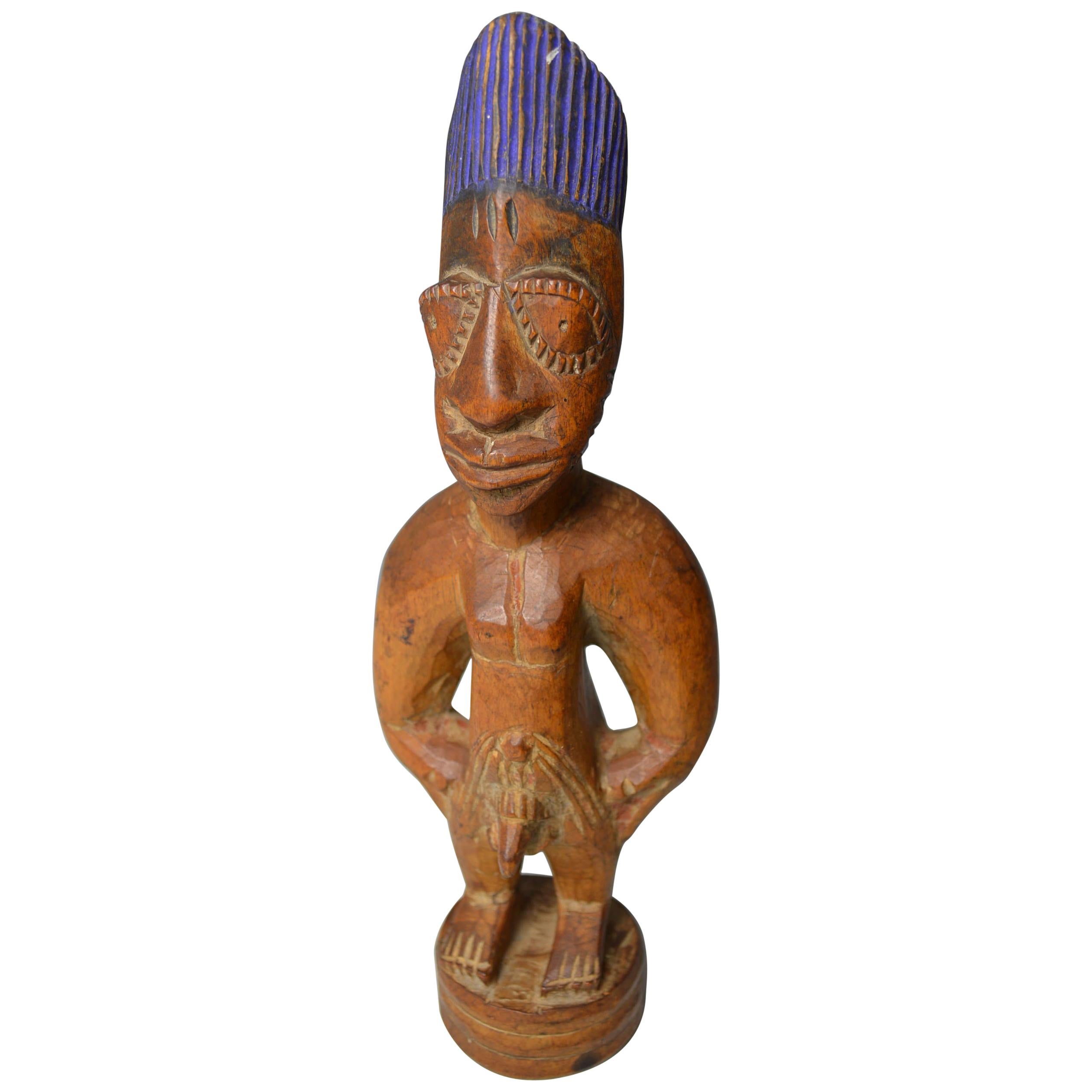 African Tribal Art Fine Old Yoruba Ibeji Igbuke Oyo