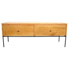 Unique Midcentury Low Two-Drawer Dresser by Paul McCobb Planner Group Blonde