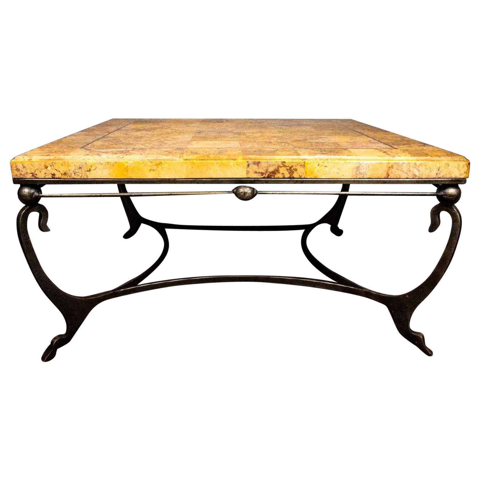 Marble Tile Coffee Table For Sale