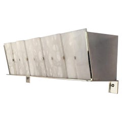'Ramp' Alabaster Wall Lamp in the Manner of Pierre Chareau