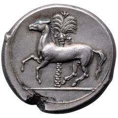 Superb Ancient Greek Silver Punic Coin from Sicily