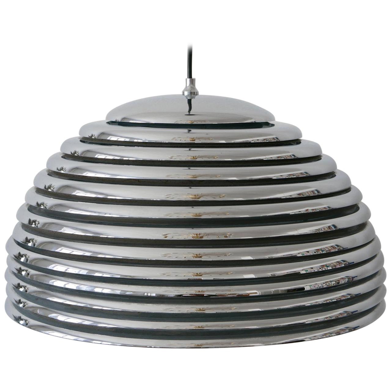 Extra Large Midcentury Saturno Pendant Lamp by Kazuo Motozawa for Staff Leuchten For Sale