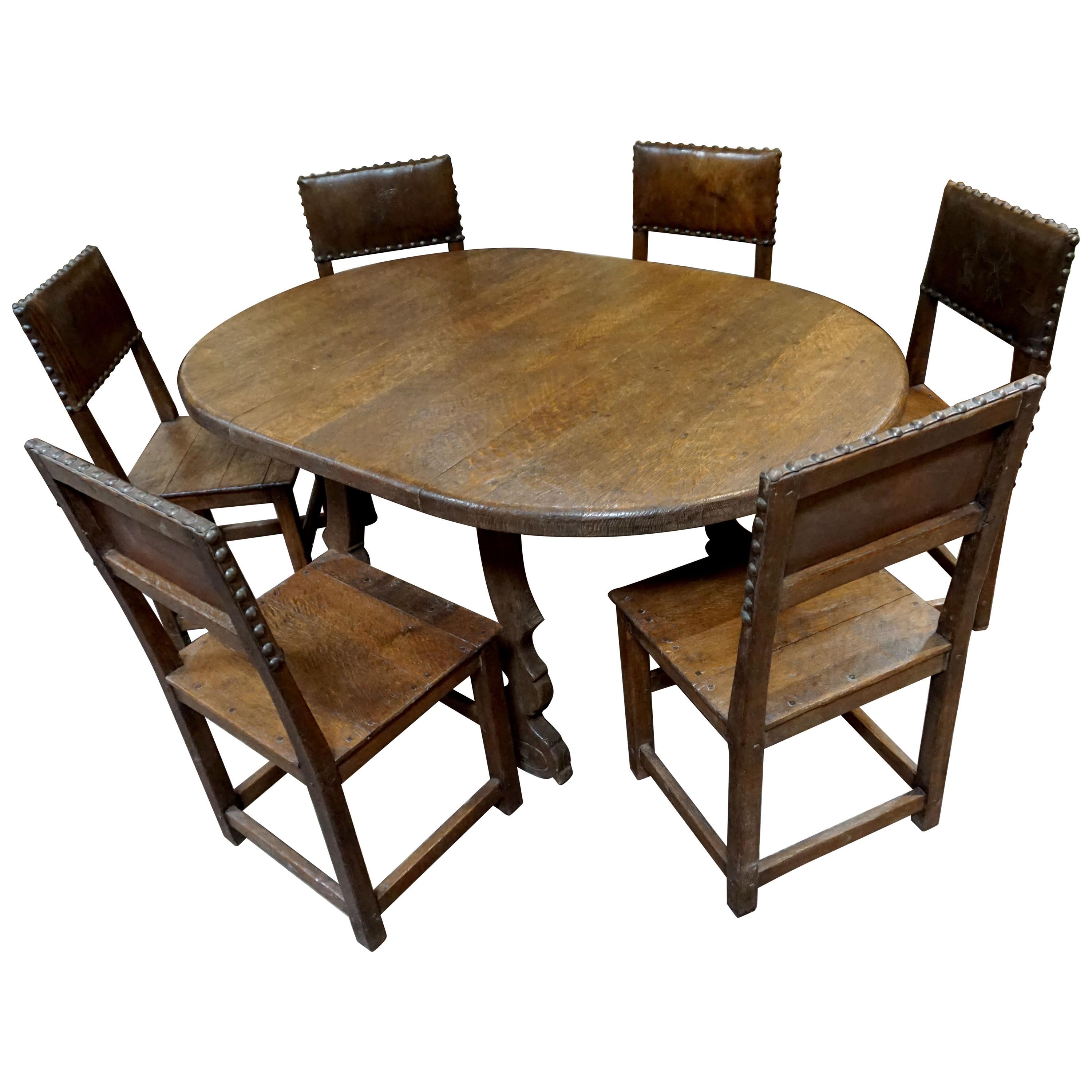 Spanish Table and Chairs Set at 1stDibs spanish table and chairs