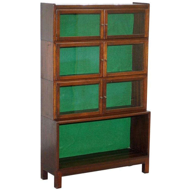 Rare Circa 1930 Mahogany Modular Minty Oxford Antique Stacking