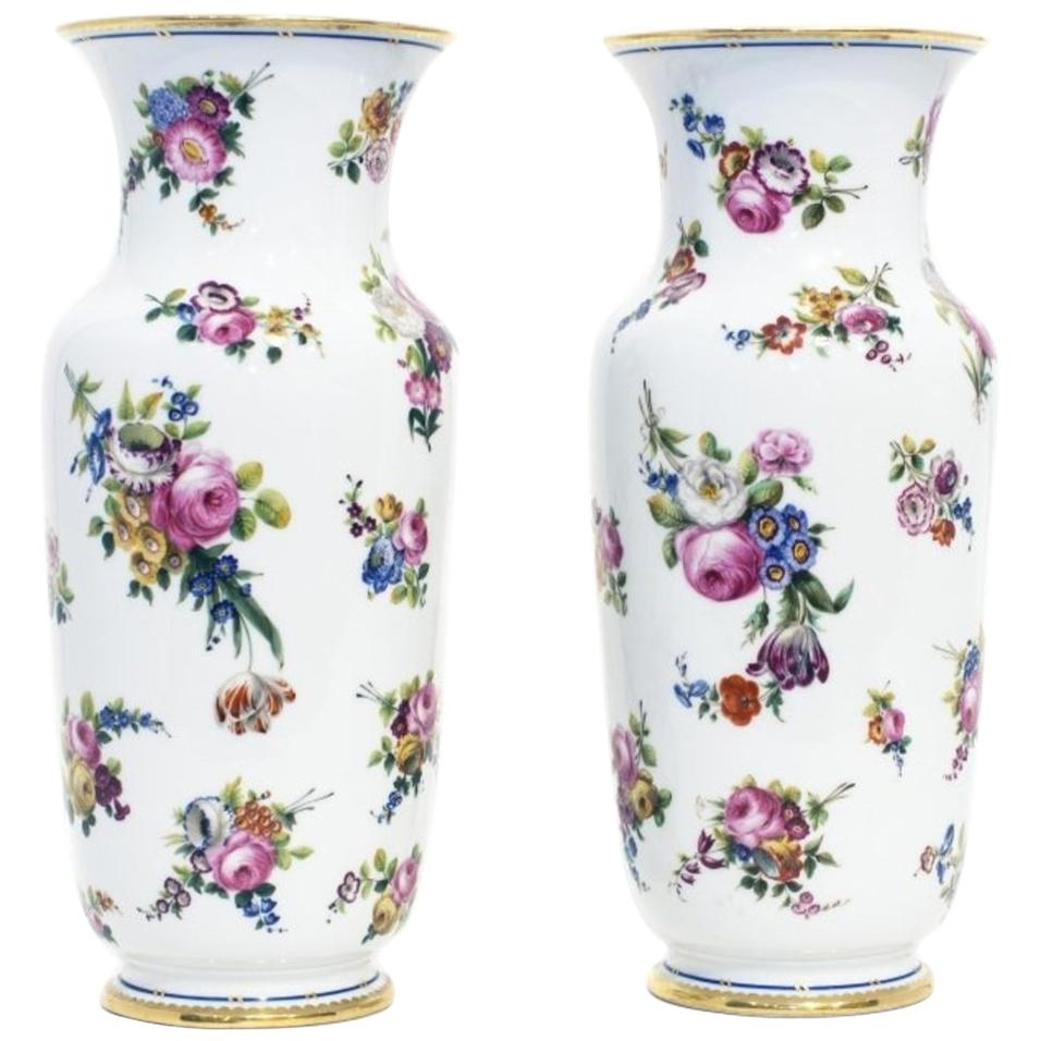 Pair of French Porcelain Vases, Paris