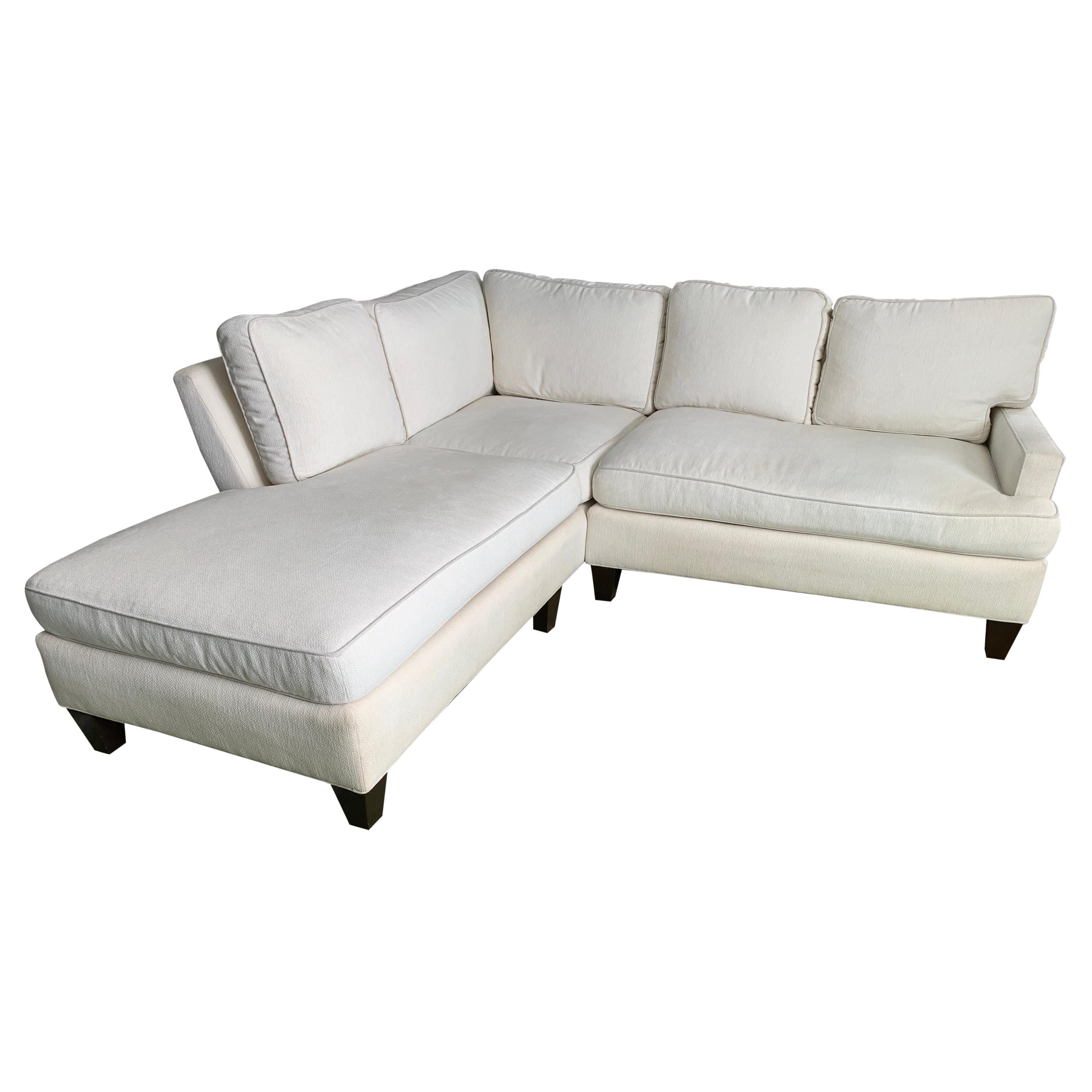 Thibaut 'Madison' Custom Sectional Sofa in Crypton Fabric