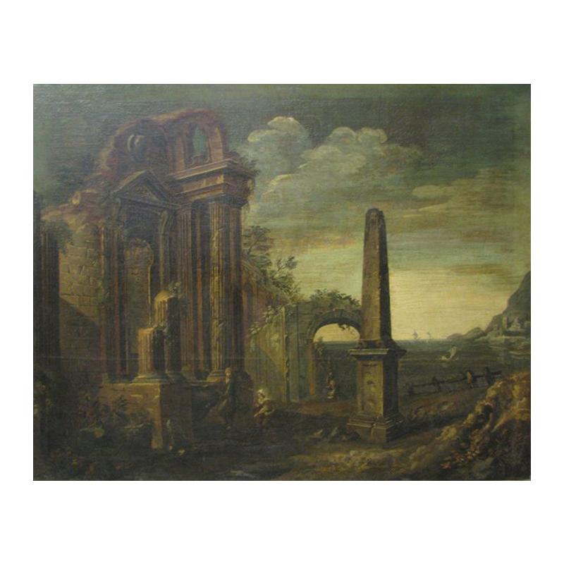 Oil on Canvas Painting, 18th Century