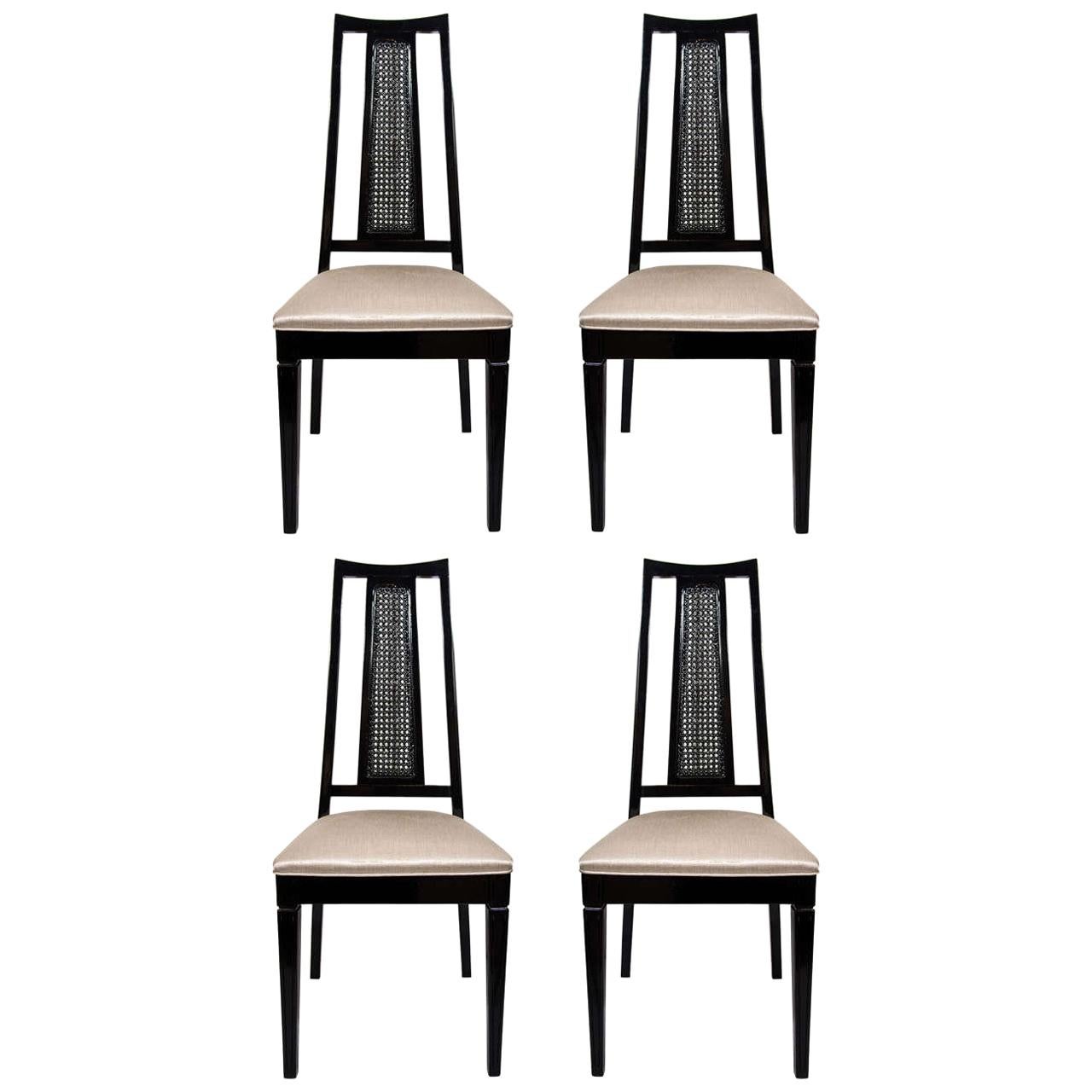 Set of Louis XV Cane back Chairs at 1stDibs