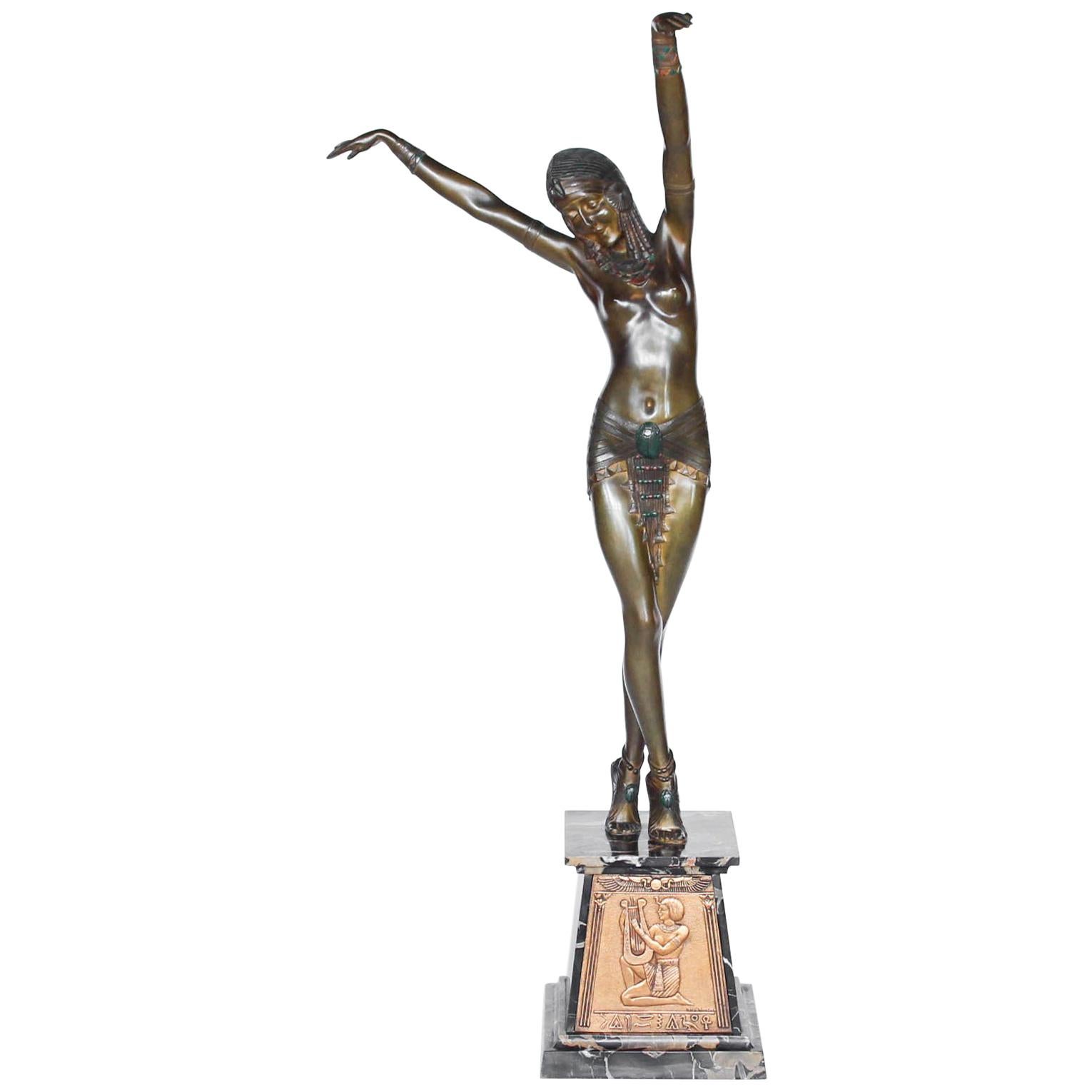 Egyptian Dancer by Chiparus at 1stDibs | chiparus egyptian dancer, chiparus  dancer, chiparus for sale