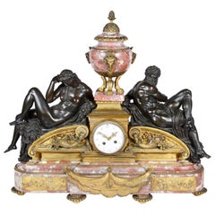 19th Century Louis XVI Style Classical Mantel Clock