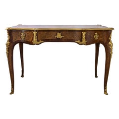 Antique Paul Sormani Louis XIV Style Bureau Plat