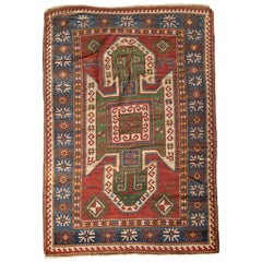 Antique Caucasian Sewan Sevan Kazak Rug, circa 1880