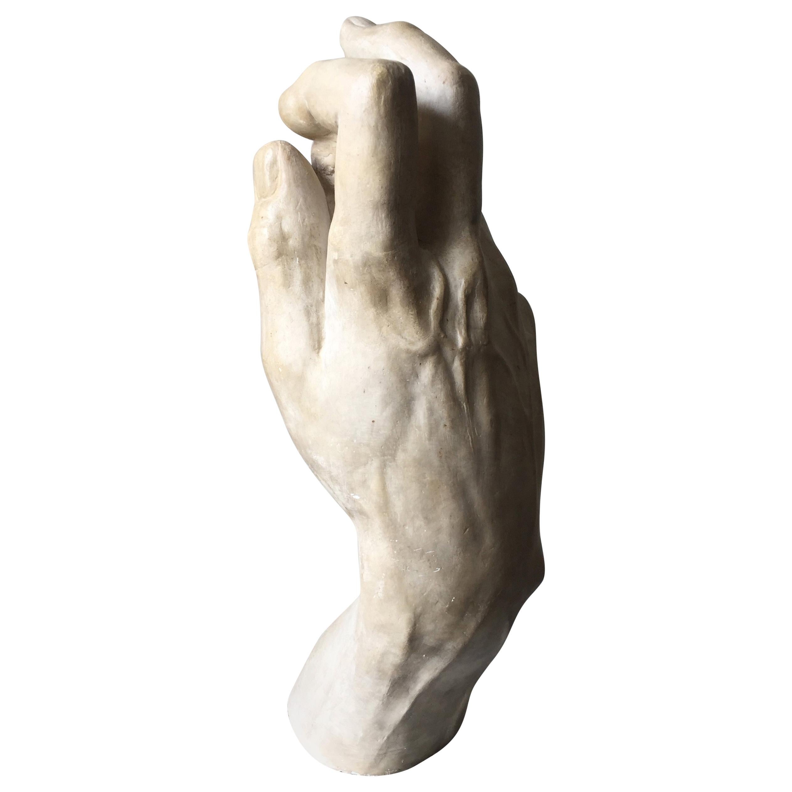 1:1 Scale Plaster Right Hand of Michelangelo's David