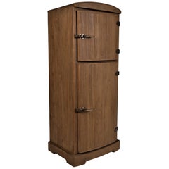 Contemporary Handcrafted Bar Cabinet in Solid Teak
