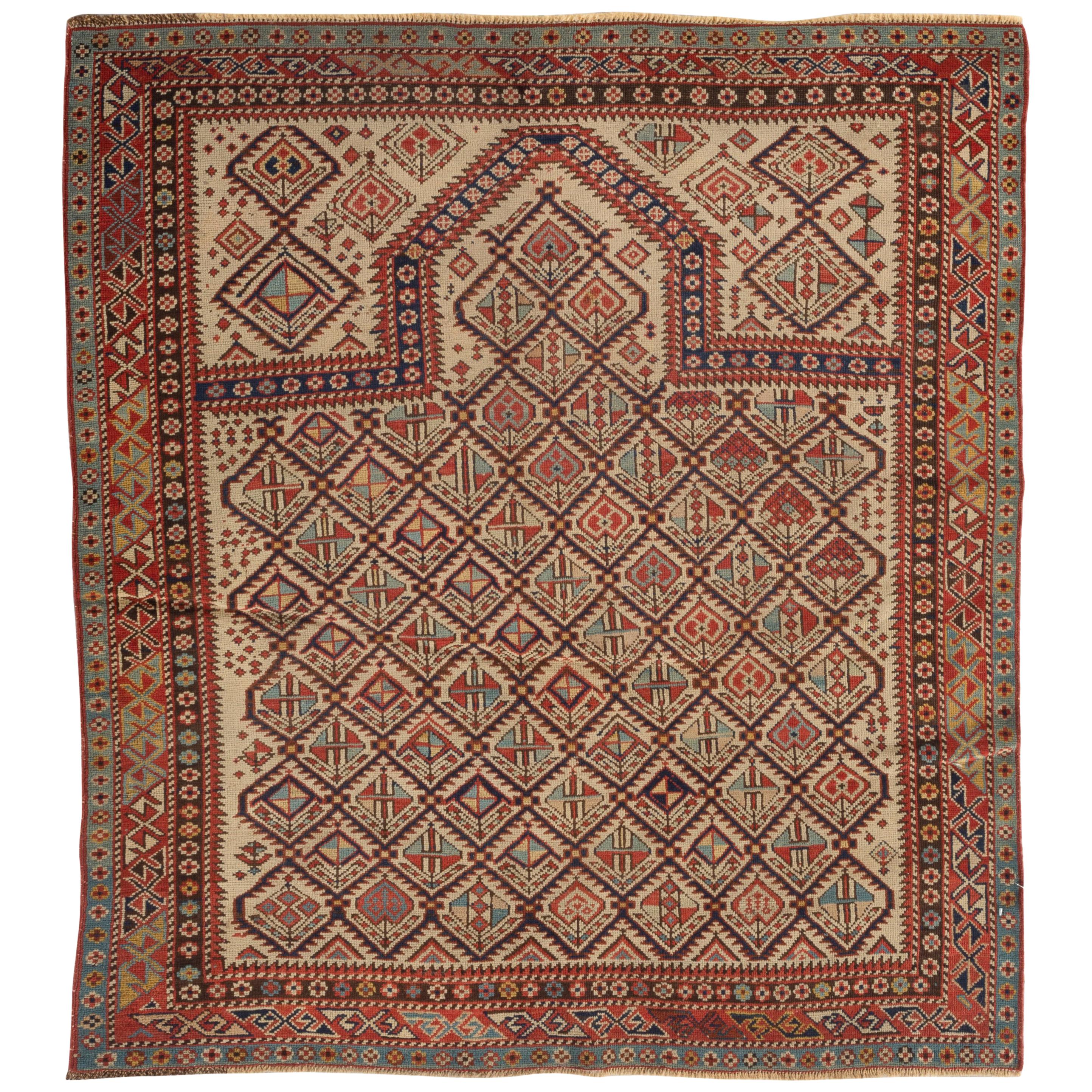 Antique Caucasian Dagestan Rug, circa 1880 For Sale