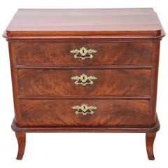 19th Century English Mahogany Antique Commode or Chest of Drawer