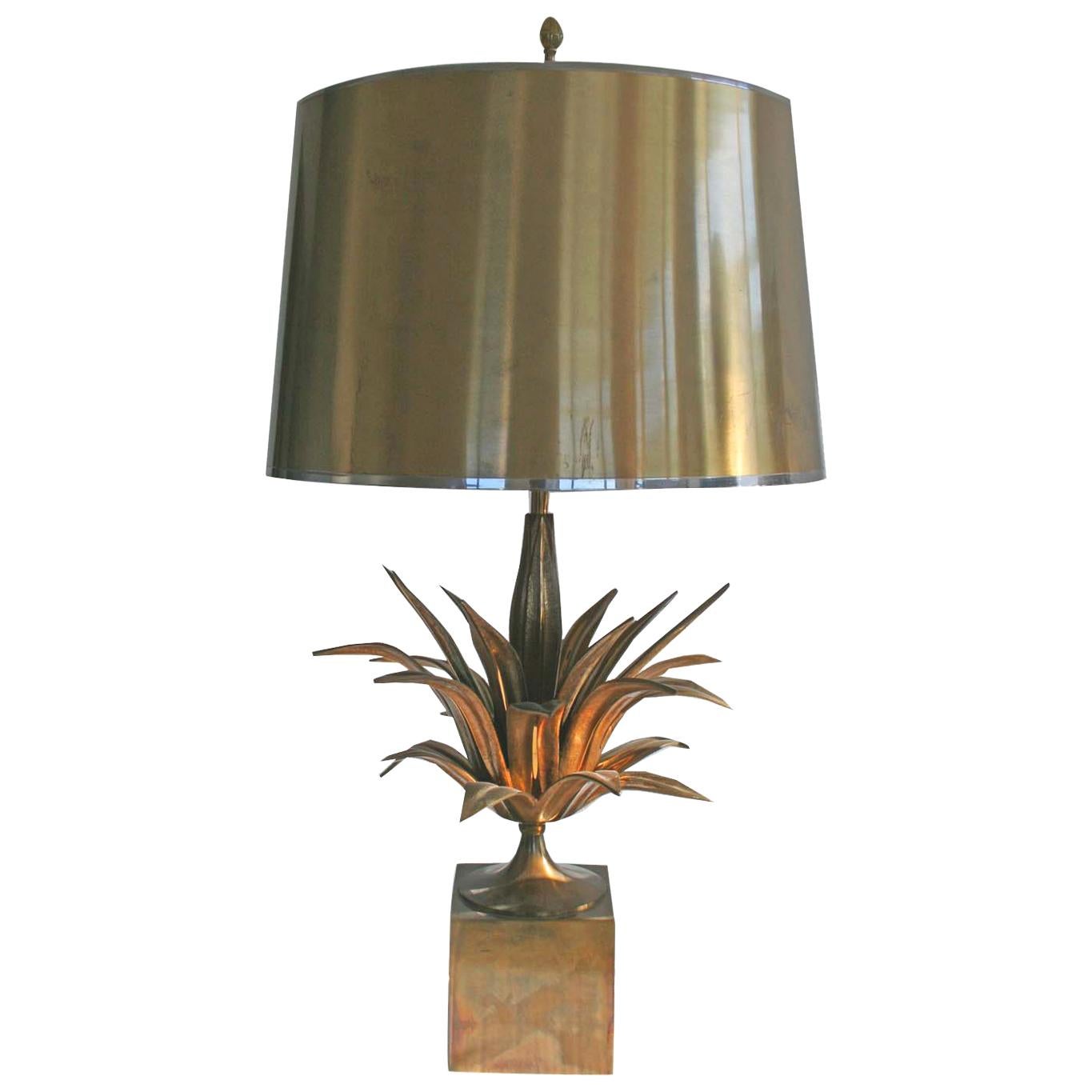 Pair of Agave a Gorge Lamps by Maison Charles