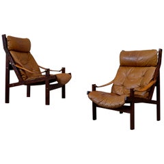 Pair of Hunter Easy Chairs by Torbjørn Afdal, 1960s