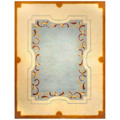 Art Deco Style Wool Rug designed by Robert Debieve, circa 1950