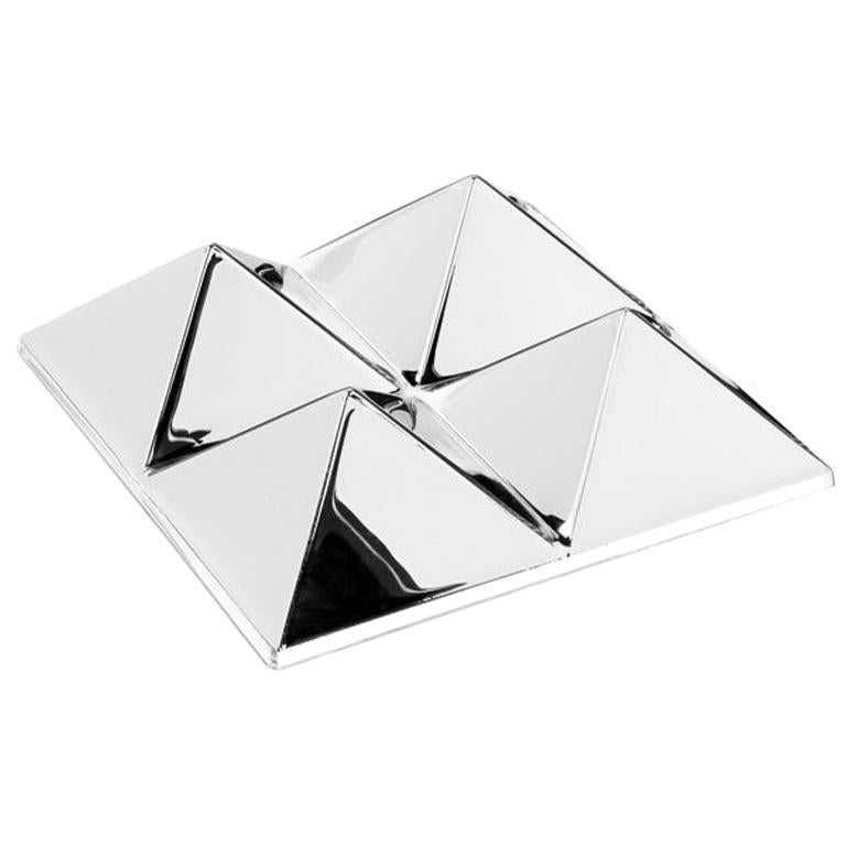 Mirror Sculpture, Four-Pyramid Wall Hanging by Verner Panton