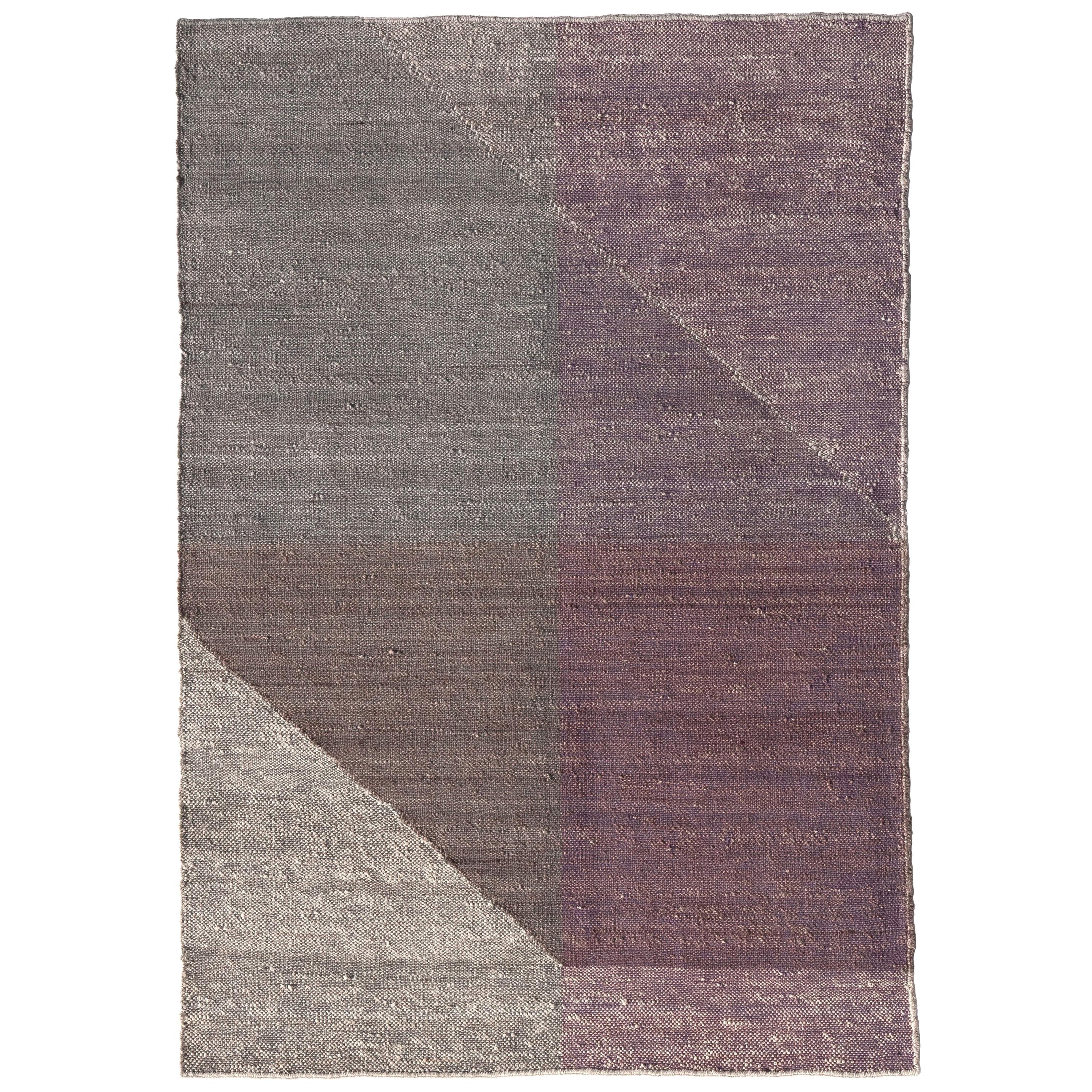 Nanimarquina Capas 4 Rug in Violet by Mathias Hahn, Small