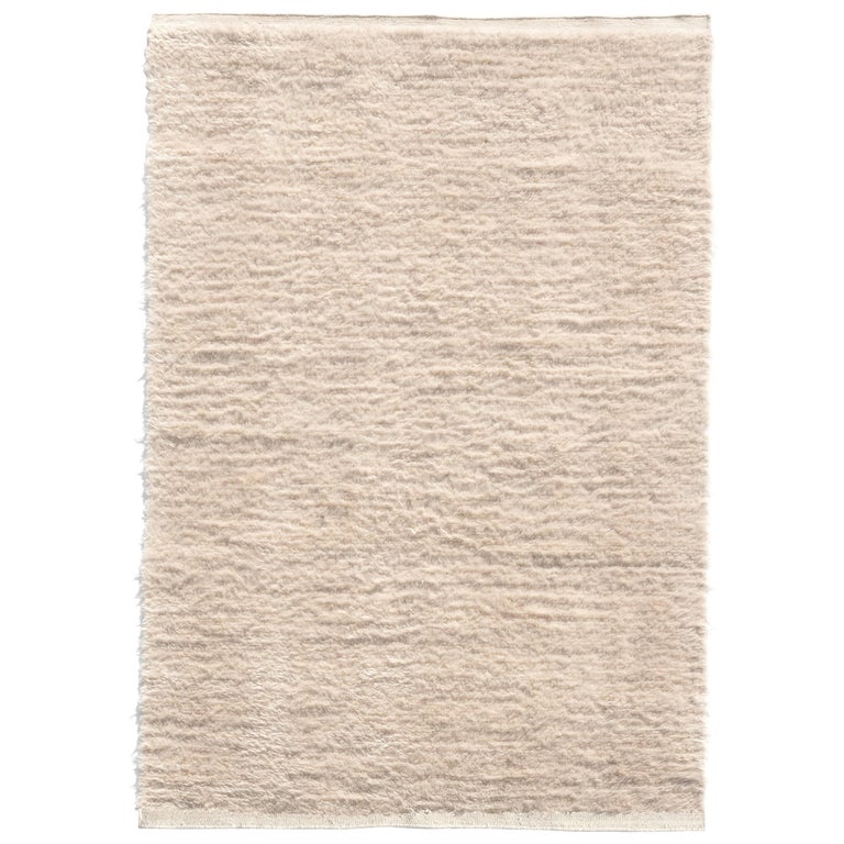 Nanimarquina Wellbeing Wool Chobi Rug in Ivory by Ilse Crawford For
