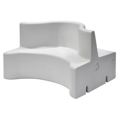Cloverleaf in and Outdoor Sofa, Extension Unit in White by Verner Panton