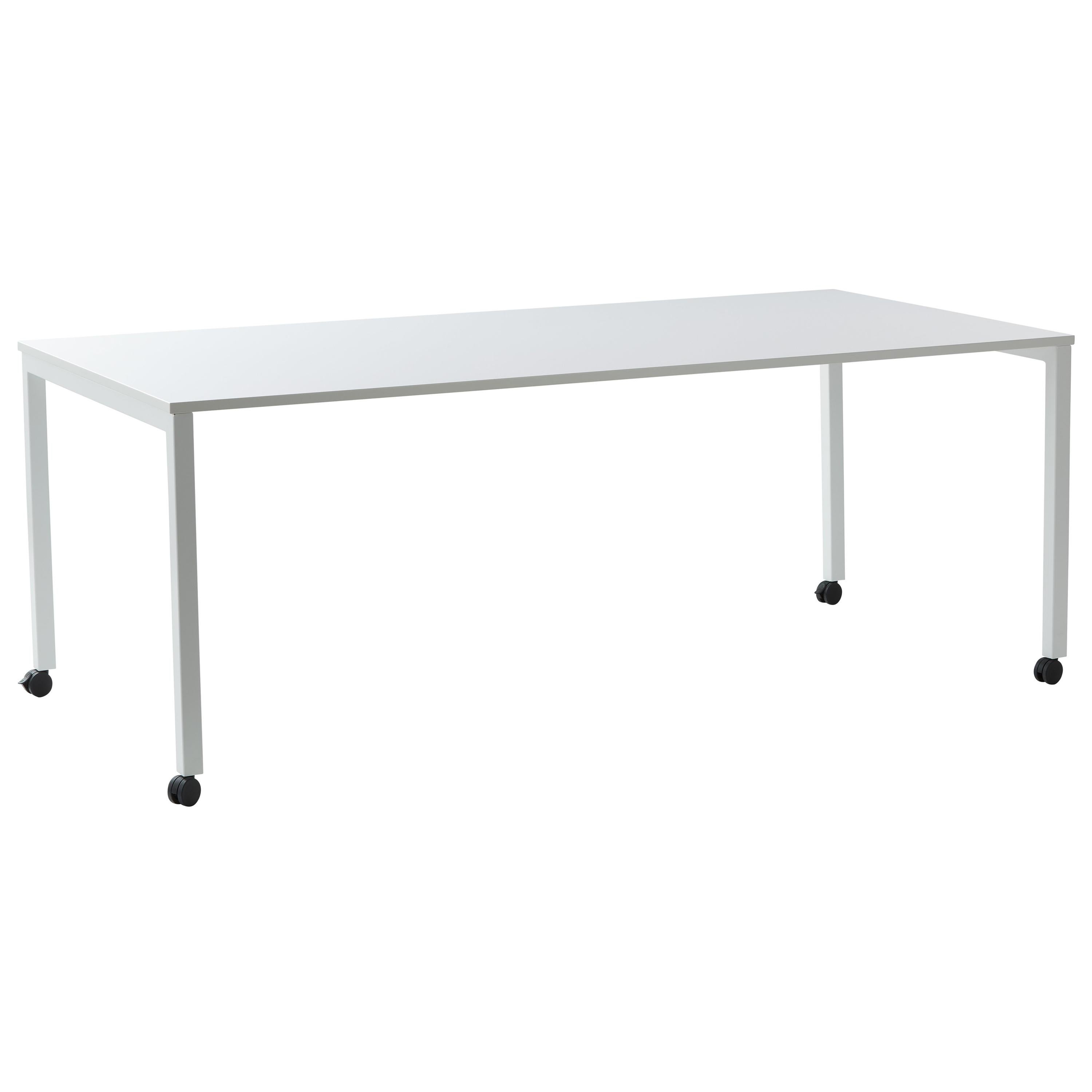 Panton Move Dining Table in White by Verner Panton