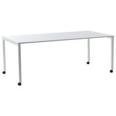 Mesa de comedor Panton Move en blanco de Verner Panton